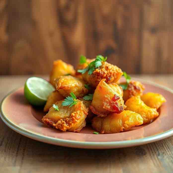 Crispy Fried Breadfruit - Caribbean Side Dish